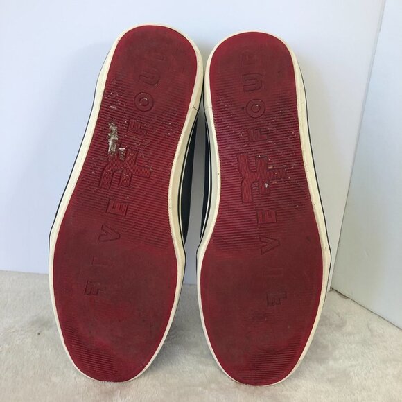 FIVE FOUR Los Angeles Navy Leather Slip On Shoes Men's Size 9 - Picture 13 of 15